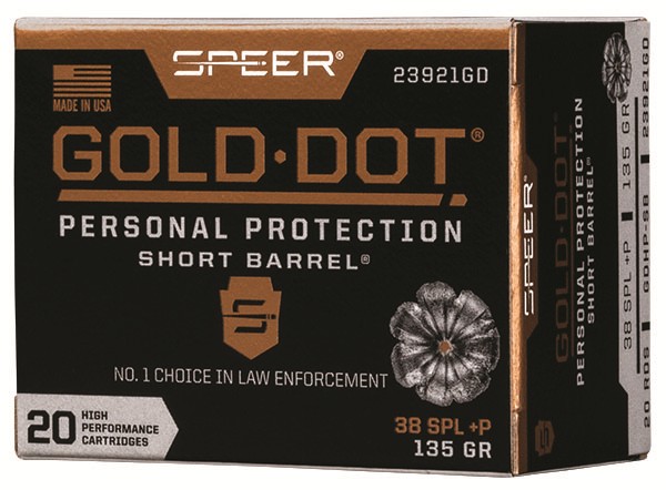 SPEER 23921GD 38+P 135GDH 20 - Browning Black Friday Blowout